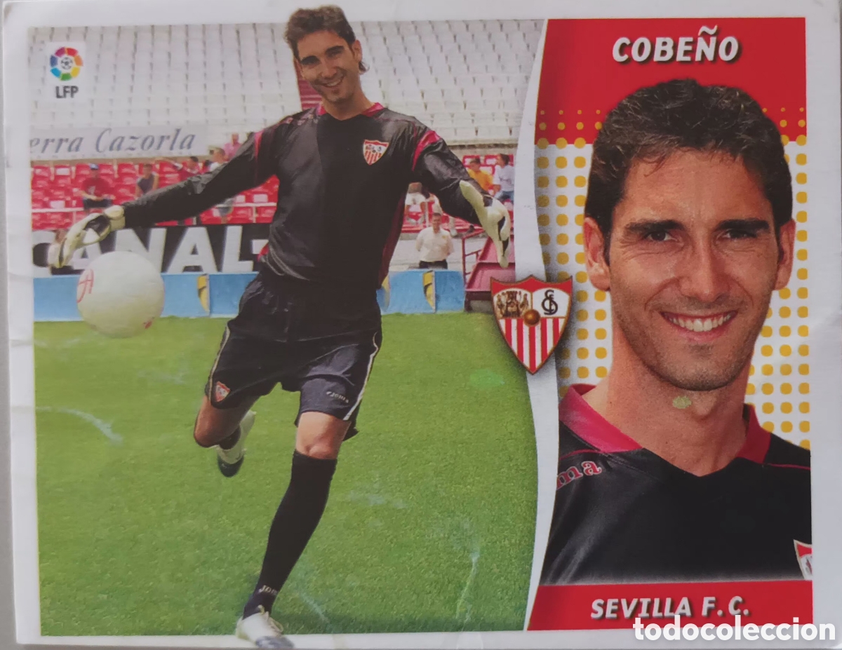 Fu&szlig;ball-Sticker: CROMO DE COBE&Ntilde;O. SEVILLA FC