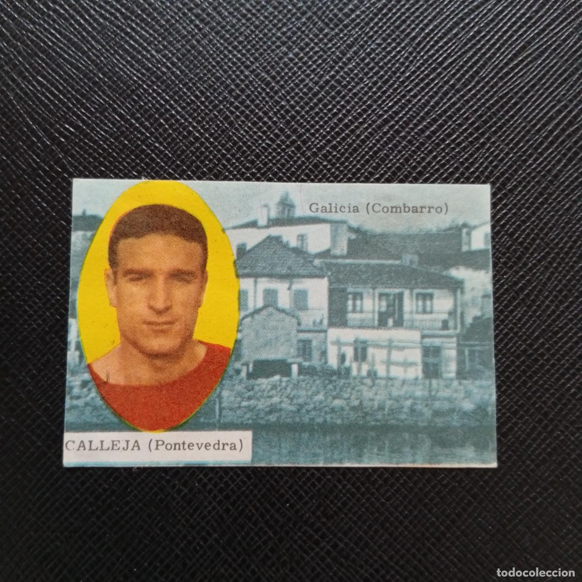 Figurine di Calcio: CALLEJA PONTEVEDRA FHER 1963 1964 CROMO FUTBOL 63 64 LIGA - DESPEGADO - A139 PG307