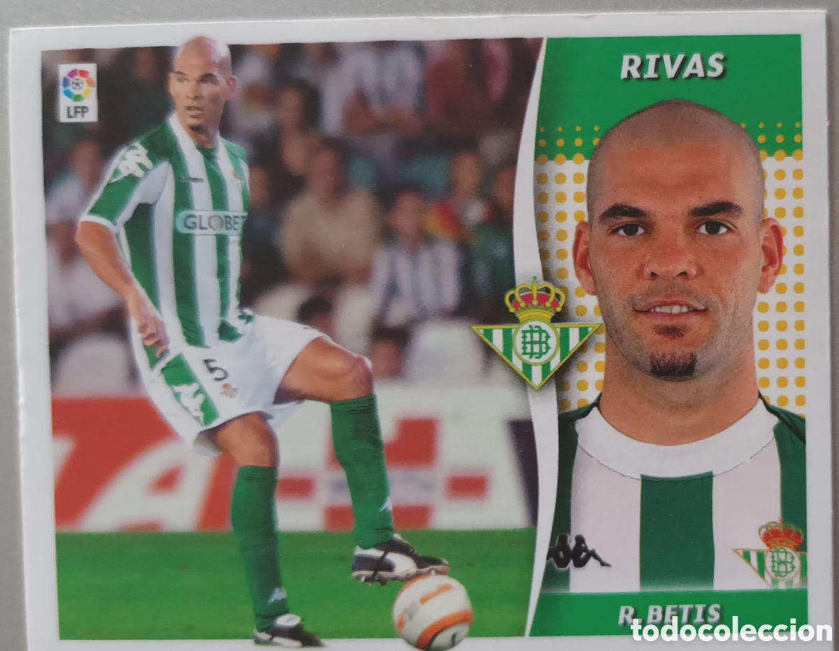 Figurine di Calcio: CROMO DE RIVAS. R. BETIS BALOMPIE