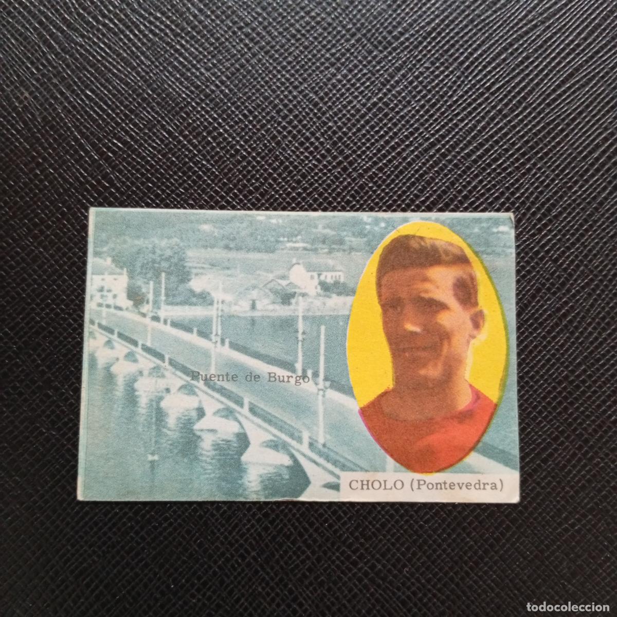 Cartes &agrave; collectionner de Football: CHOLO PONTEVEDRA FHER 1963 1964 CROMO FUTBOL 63 64 LIGA - DESPEGADO - A139 PG307