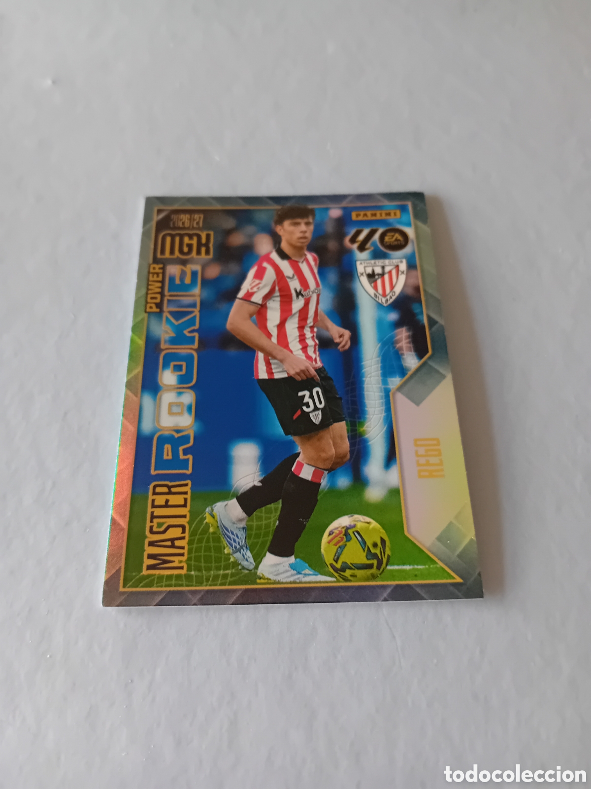 Figurine di Calcio: REGO MASTER ROOKIE POWER P 418 ATHLETIC BILBAO 26 27 2026 2027 MEGACRACKS PANINI