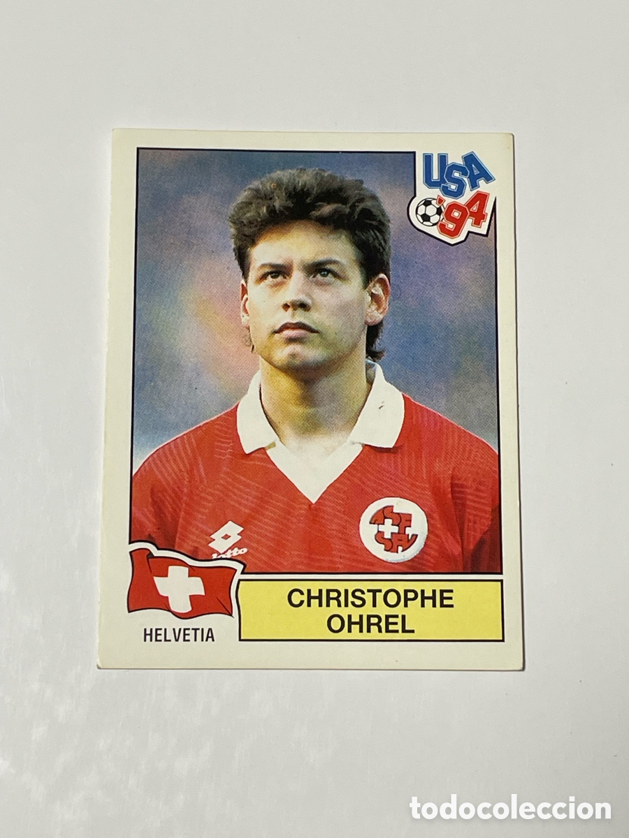 Cromos de Futebol: Christophe Ohrel Suiza Panini USA &lsquo;94 #42