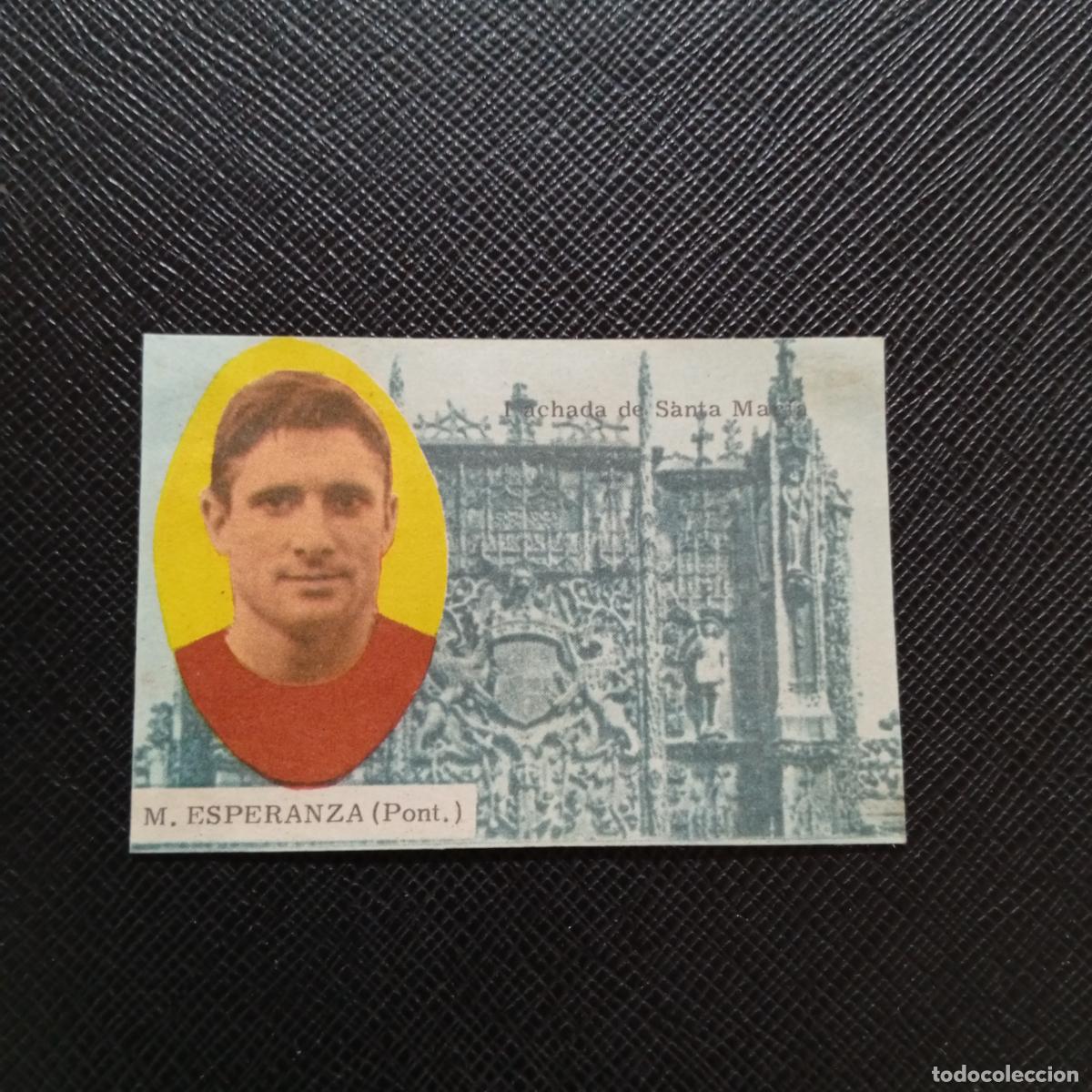 Cromos de Futebol: M ESPERANZA PONTEVEDRA FHER 1963 1964 CROMO FUTBOL 63 64 LIGA - DESPEGADO - A139 PG325