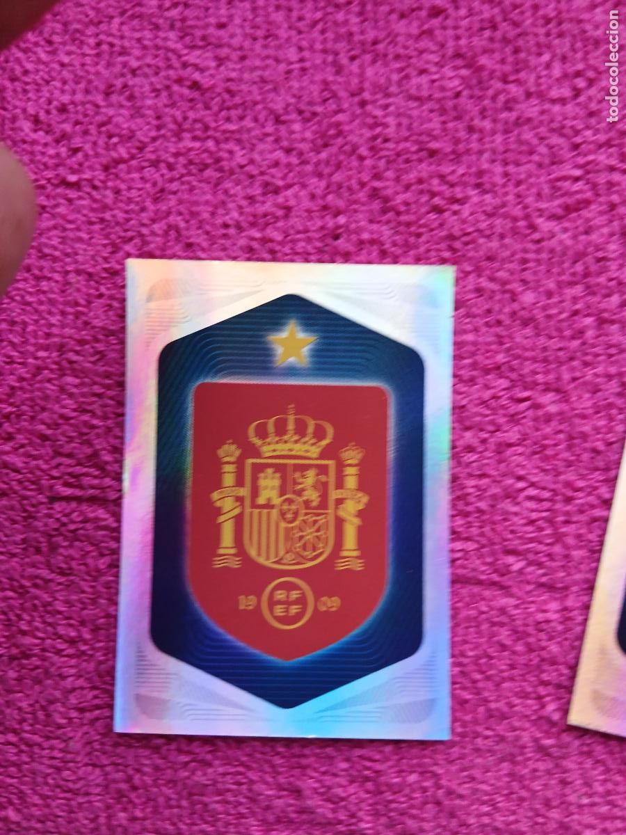 Cromos de Futebol: espa&ntilde;a 2026 1 escudo selecci&oacute;n espa&ntilde;ola panini carrefour family mundial de futbol