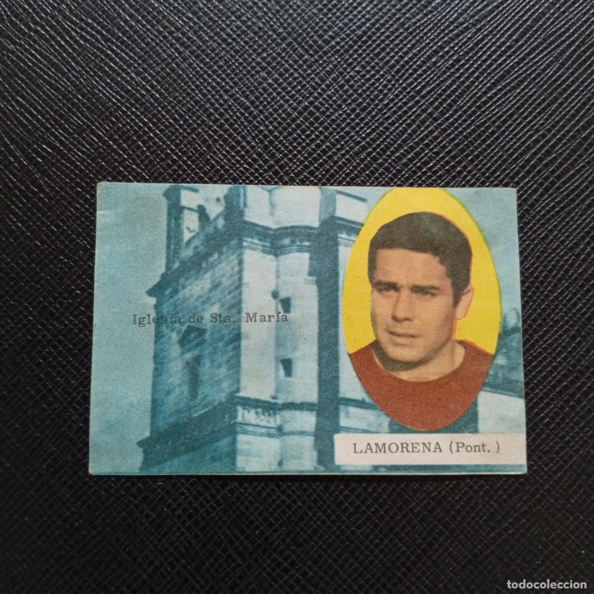 Football Stickers: LAMORENA PONTEVEDRA FHER 1963 1964 CROMO FUTBOL 63 64 LIGA - DESPEGADO - A139 PG325