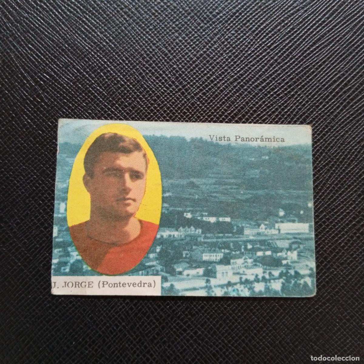 Fu&szlig;ball-Sticker: J JORGE PONTEVEDRA FHER 1963 1964 CROMO FUTBOL 63 64 LIGA - DESPEGADO - A139 PG334