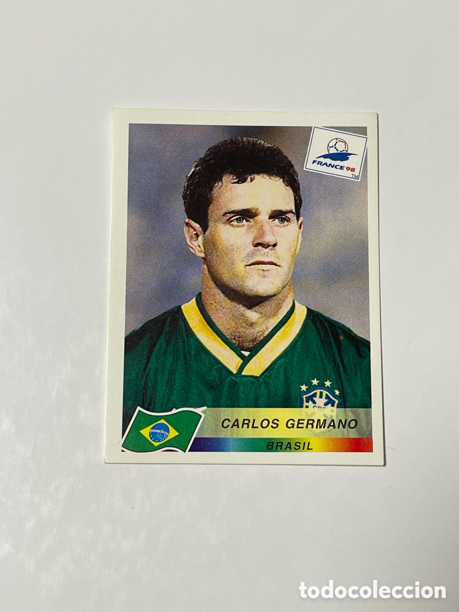 Fu&szlig;ball-Sticker: Carlos Germano Brasil Panini Francia &lsquo;98 #31