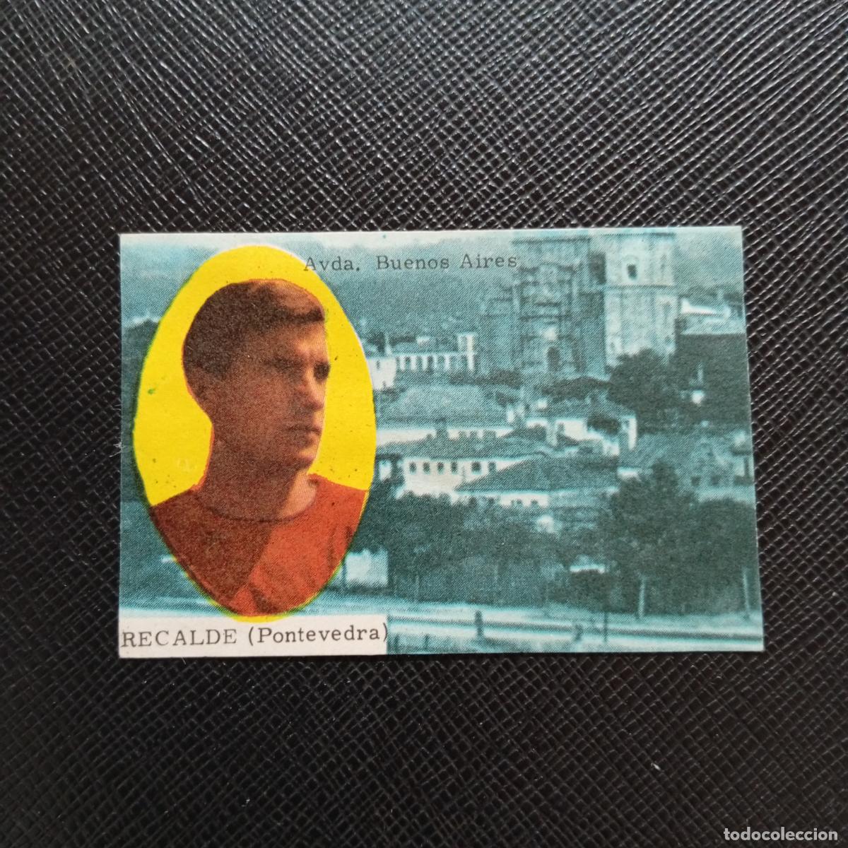 Cromos de f&uacute;tbol: RECALDE PONTEVEDRA FHER 1963 1964 CROMO FUTBOL 63 64 LIGA - DESPEGADO - A139 PG343