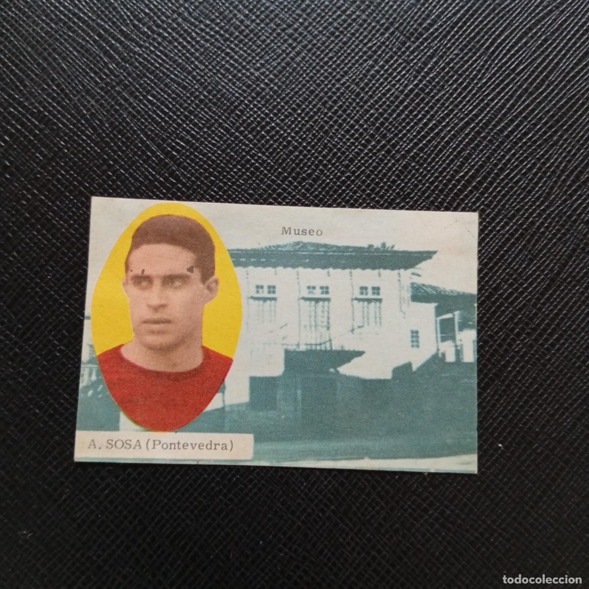 Football Stickers: A SOSA PONTEVEDRA FHER 1963 1964 CROMO FUTBOL 63 64 LIGA - DESPEGADO - A139 PG343