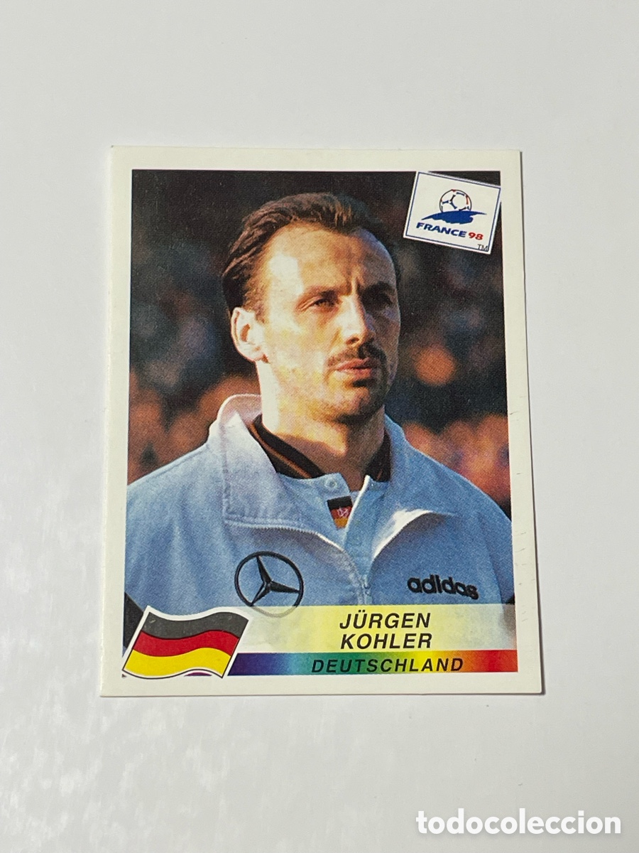 Fu&szlig;ball-Sticker: J&uuml;rgen Kohler Alemania Panini Francia &lsquo;98 #376