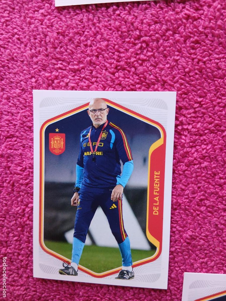 Fu&szlig;ball-Sticker: espa&ntilde;a 2026 8 de la fuente selecci&oacute;n espa&ntilde;ola panini carrefour family mundial de futbol