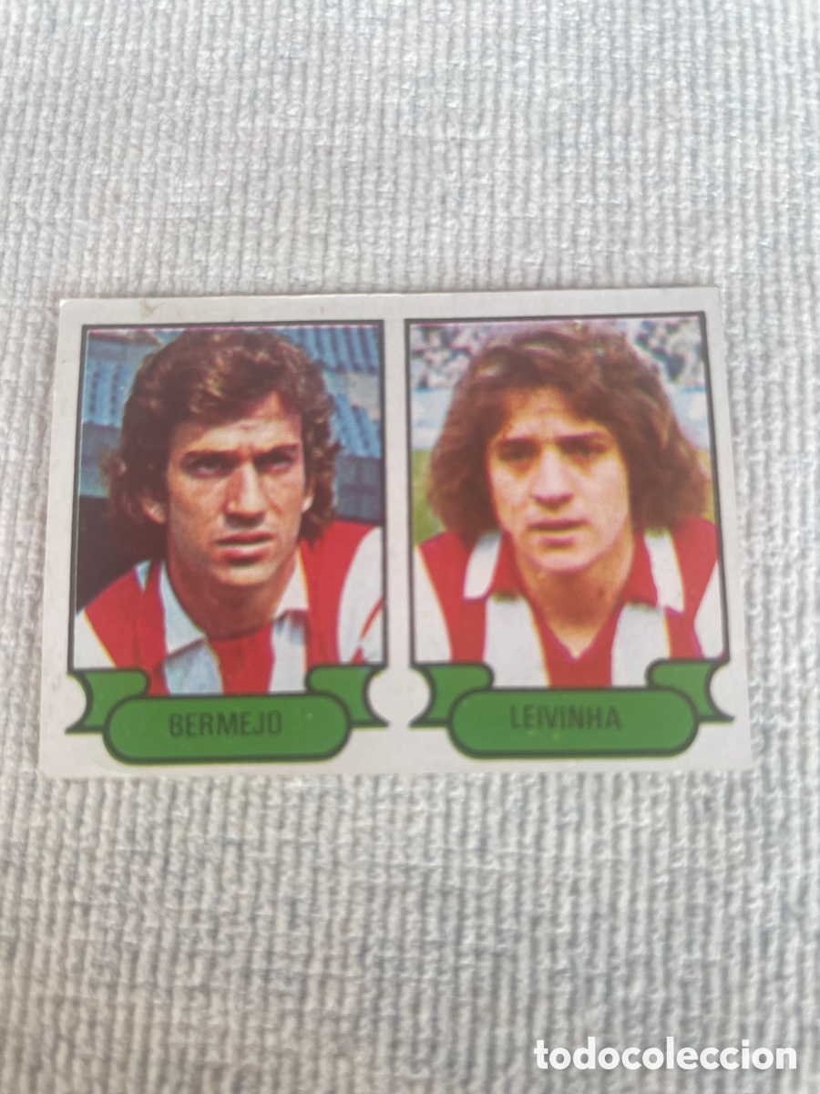 Cromos de f&uacute;tbol: FUTBOL 1978-79 cromo 11 BERMEJO-LEIVINHA AT. MADRID Despegado