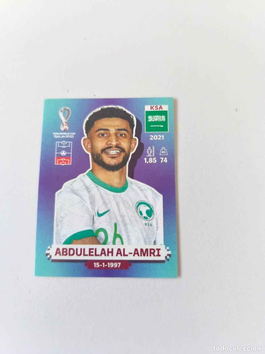 Cromos de f&uacute;tbol: MUNDIAL QATAR 2022 PANINI ABDULELAH AL AMRI KSA 5 CRM2