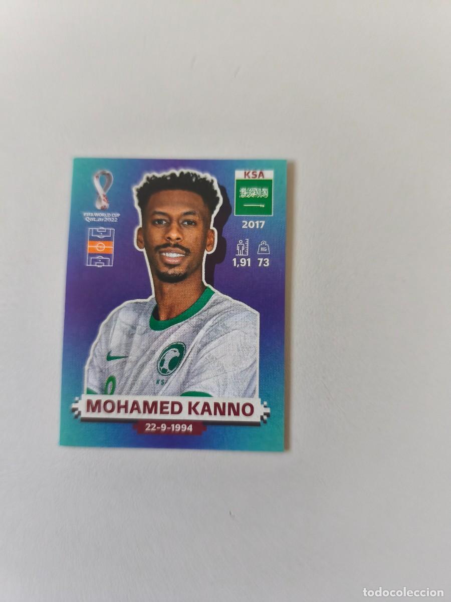 Cromos de f&uacute;tbol: MUNDIAL QATAR 2022 PANINI MOHAMED KANNO KSA 16 CRM2
