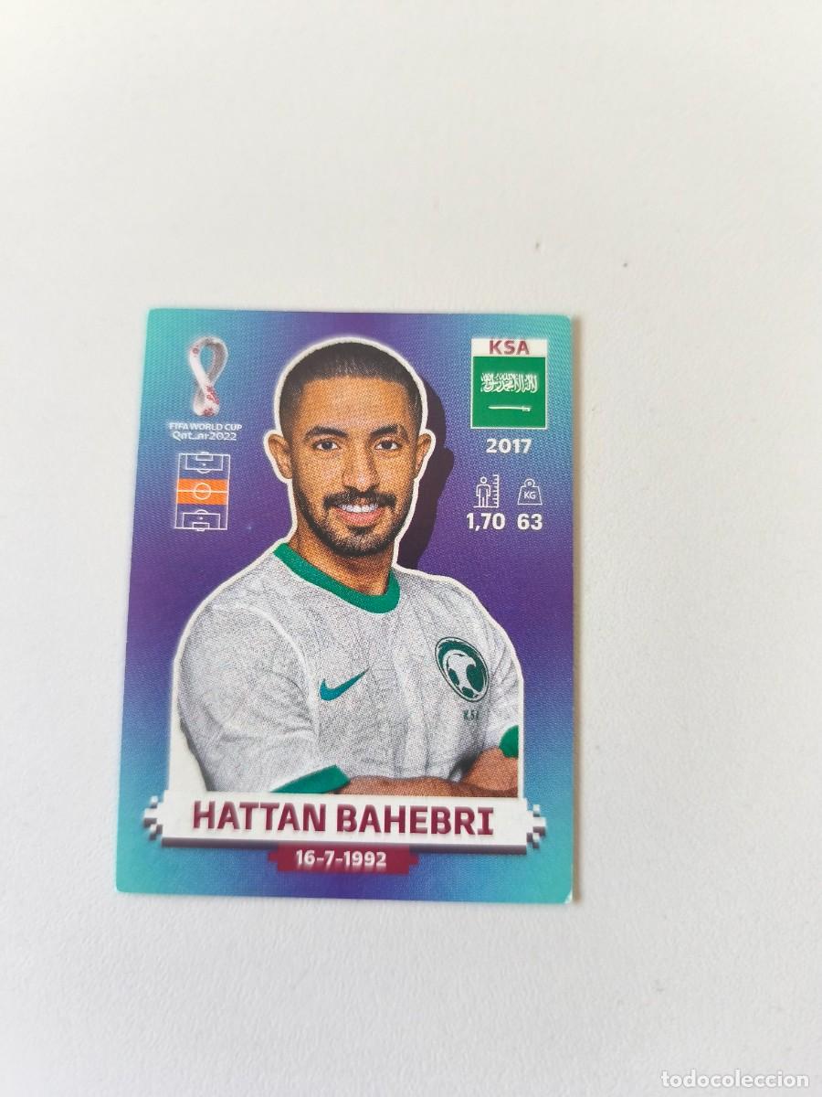 Cromos de f&uacute;tbol: MUNDIAL QATAR 2022 PANINI HATTAN BAHEBRI KSA 15 CRM2
