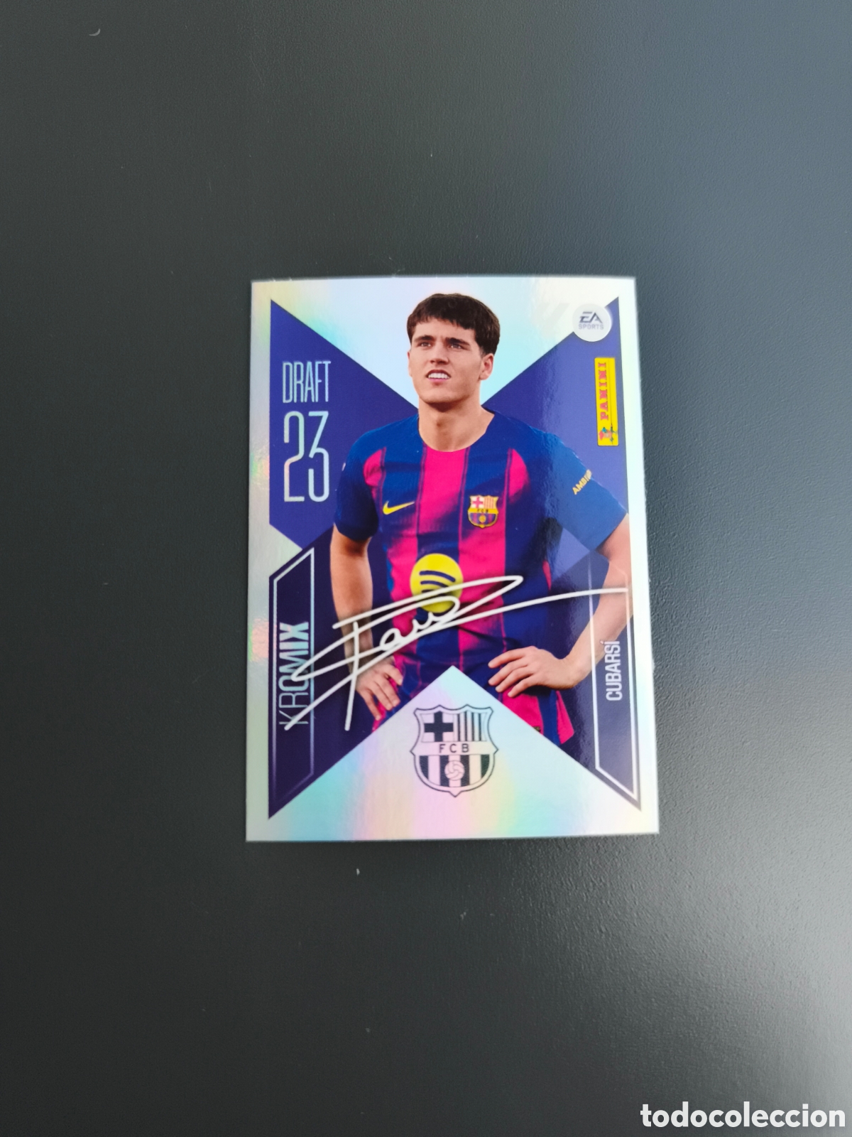 Cromos de f&uacute;tbol: CROMO N&Uacute;MERO K6 CUBARS&Iacute; FC BARCELONA DRAFT 23 KROMIX. LIGA ESTE 26/27. PANINI.