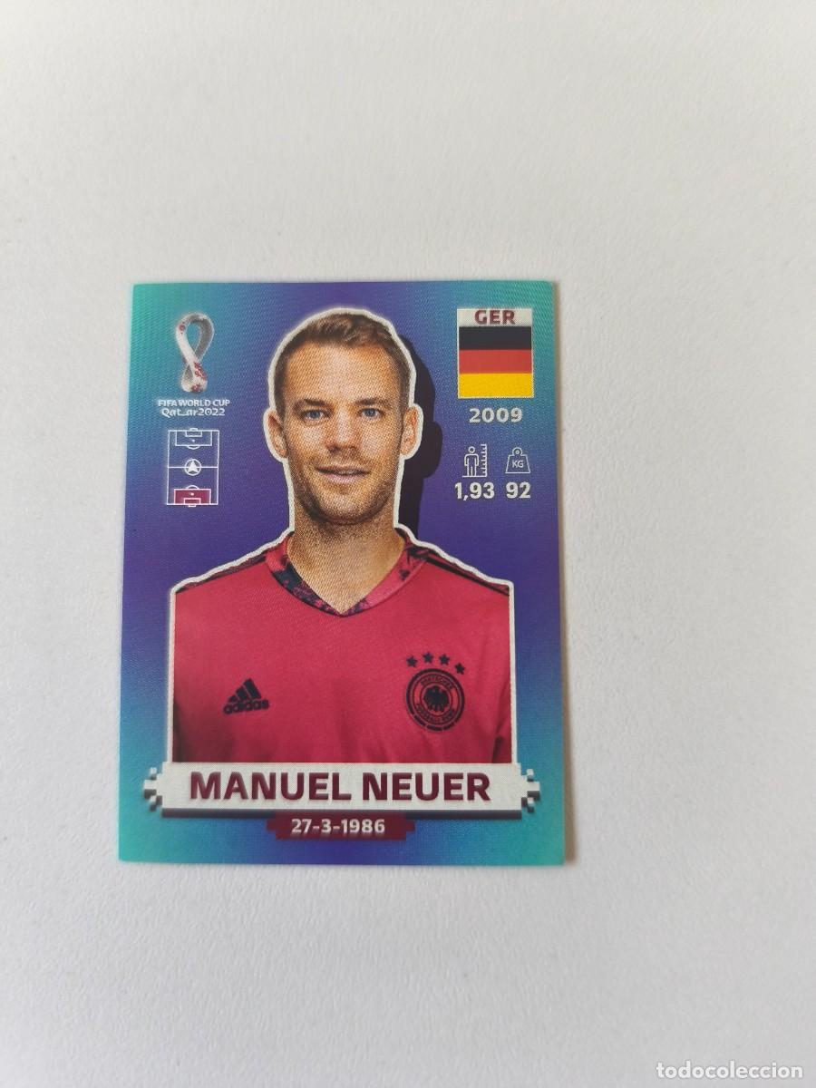 Cromos de f&uacute;tbol: MUNDIAL QATAR 2022 PANINI MANUEL NEUER GER 3 CRM2