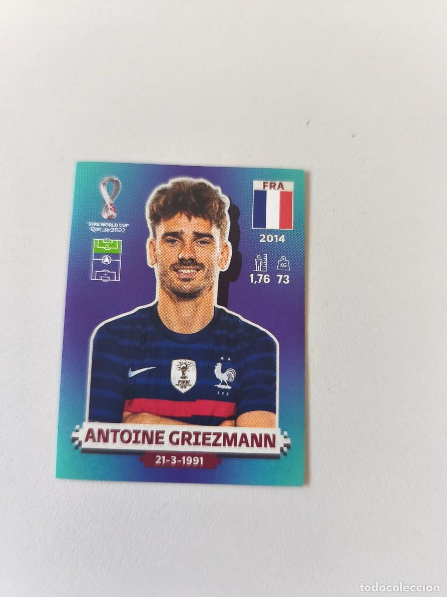 Cromos de f&uacute;tbol: MUNDIAL QATAR 2022 PANINI ANTOINE GRIEZMANN FRA 18 CRM2