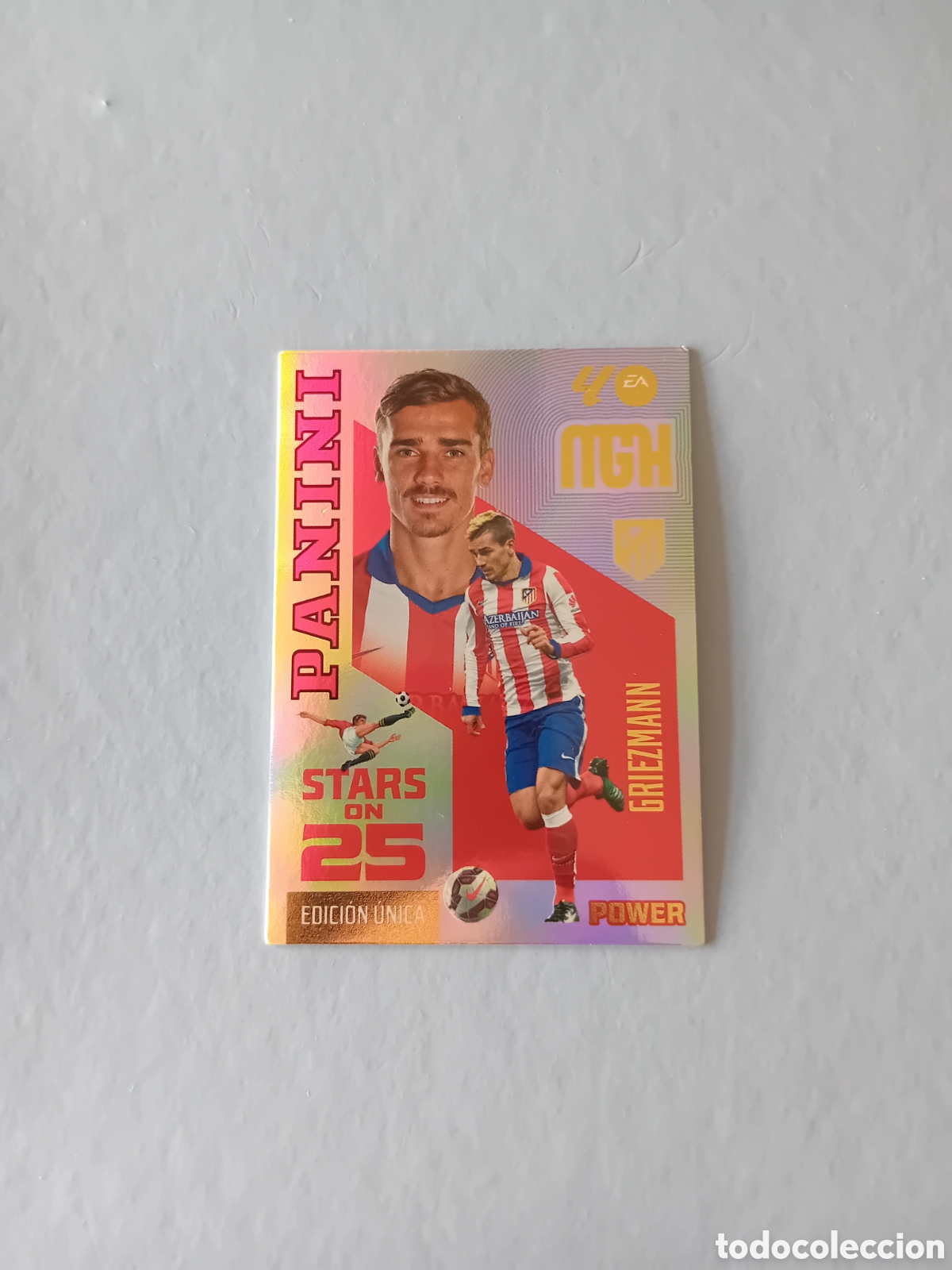 Cartes &agrave; collectionner de Football: STARS ON 25 GRIEZMANN ATL&Eacute;TICO MADRID POWER EDICION UNICA P 443 MEGACRACKS 26 27 2026 2027 PANINI