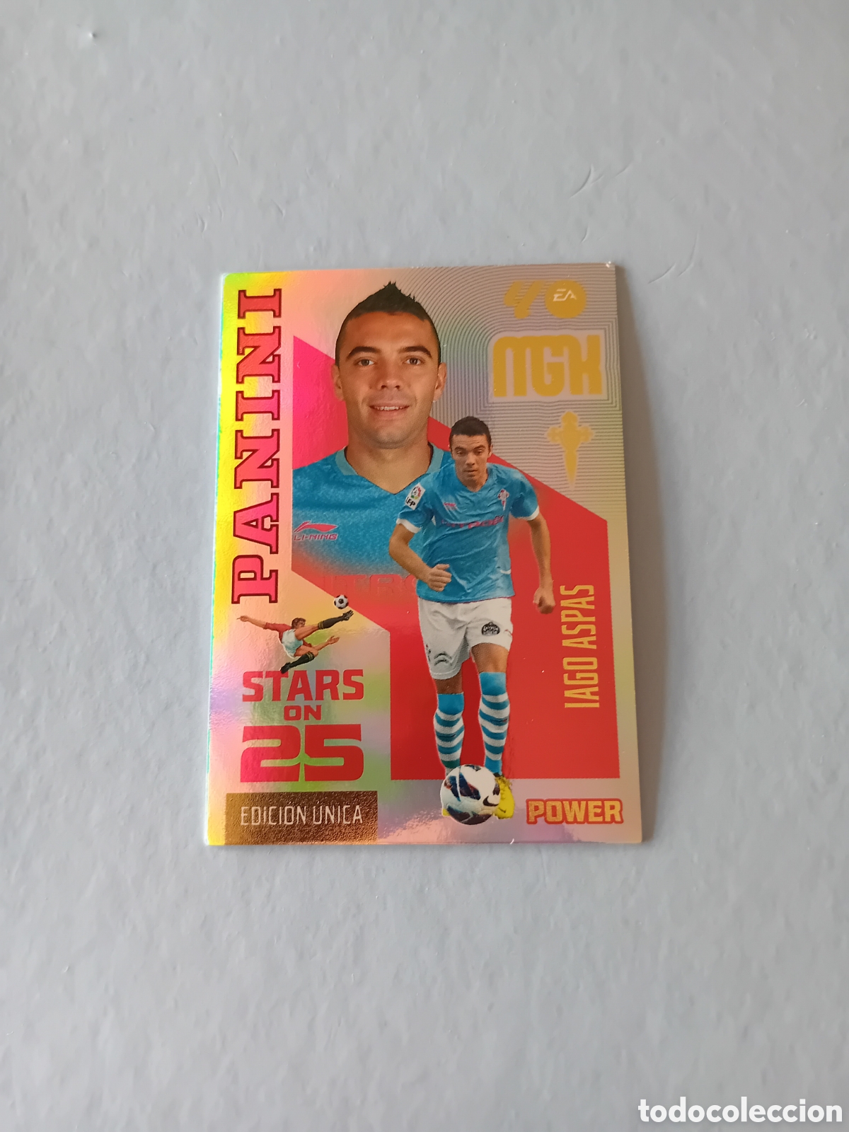 Cartes &agrave; collectionner de Football: STARS ON 25 ASPAS CELTA VIGO POWER EDICION UNICA P 444 MEGACRACKS 26 27 2026 2027 PANINI
