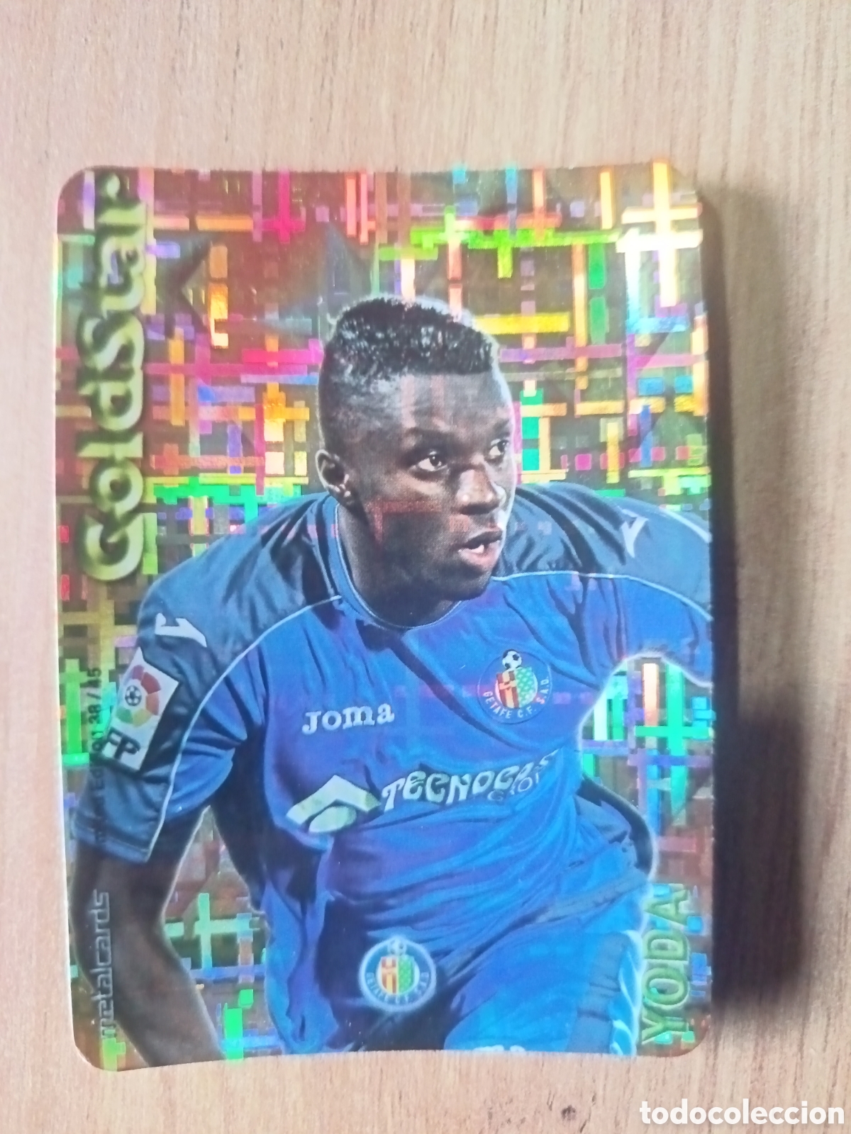 Cromos de f&uacute;tbol: 38/45 YODA GOLDSTAR Tetris MUNDICROMO LIGA 2014 2015