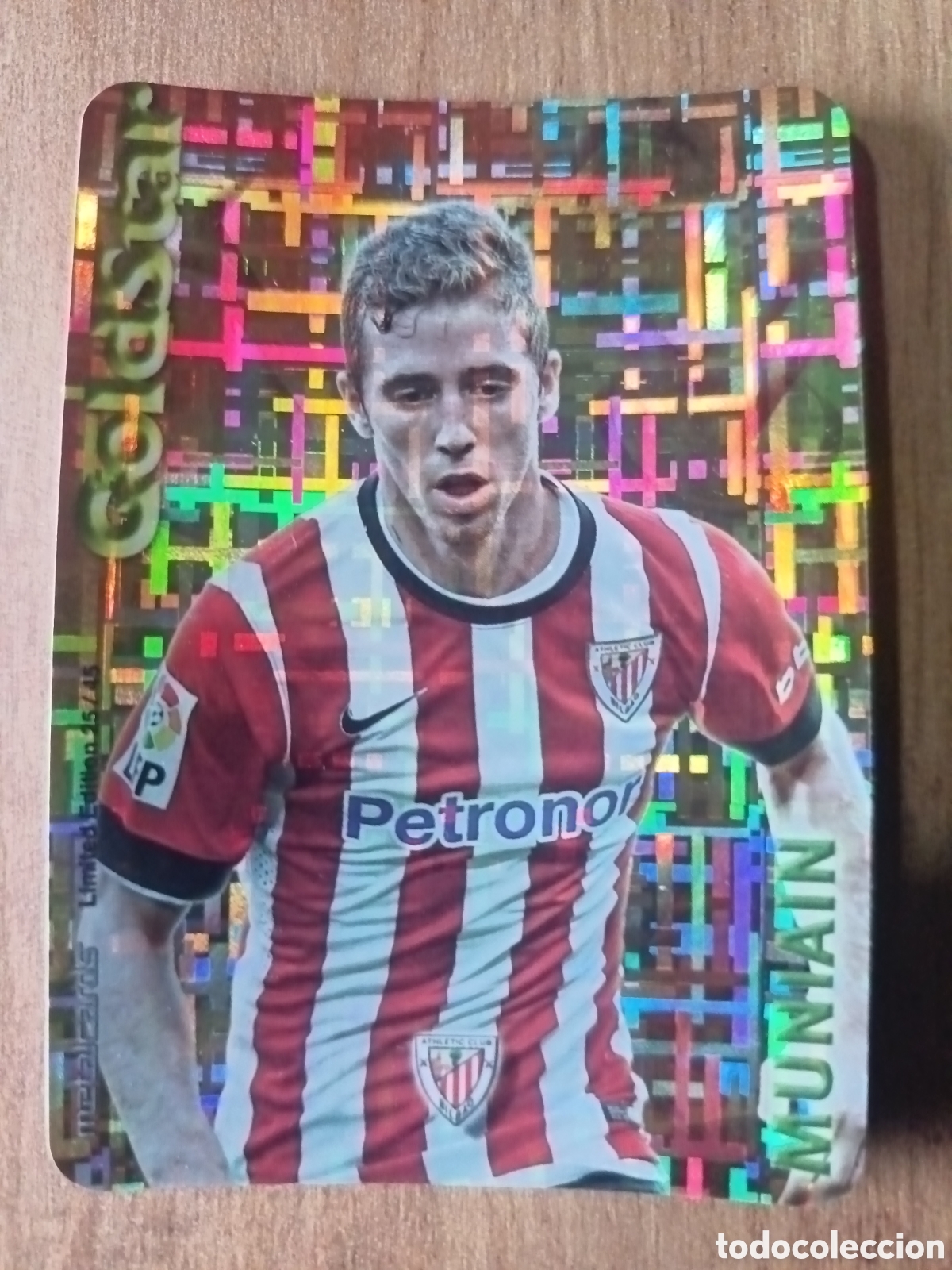 Cromos de Futebol: Muniain GOLDSTAR Tetris MUNDICROMO LIGA 2014 2015