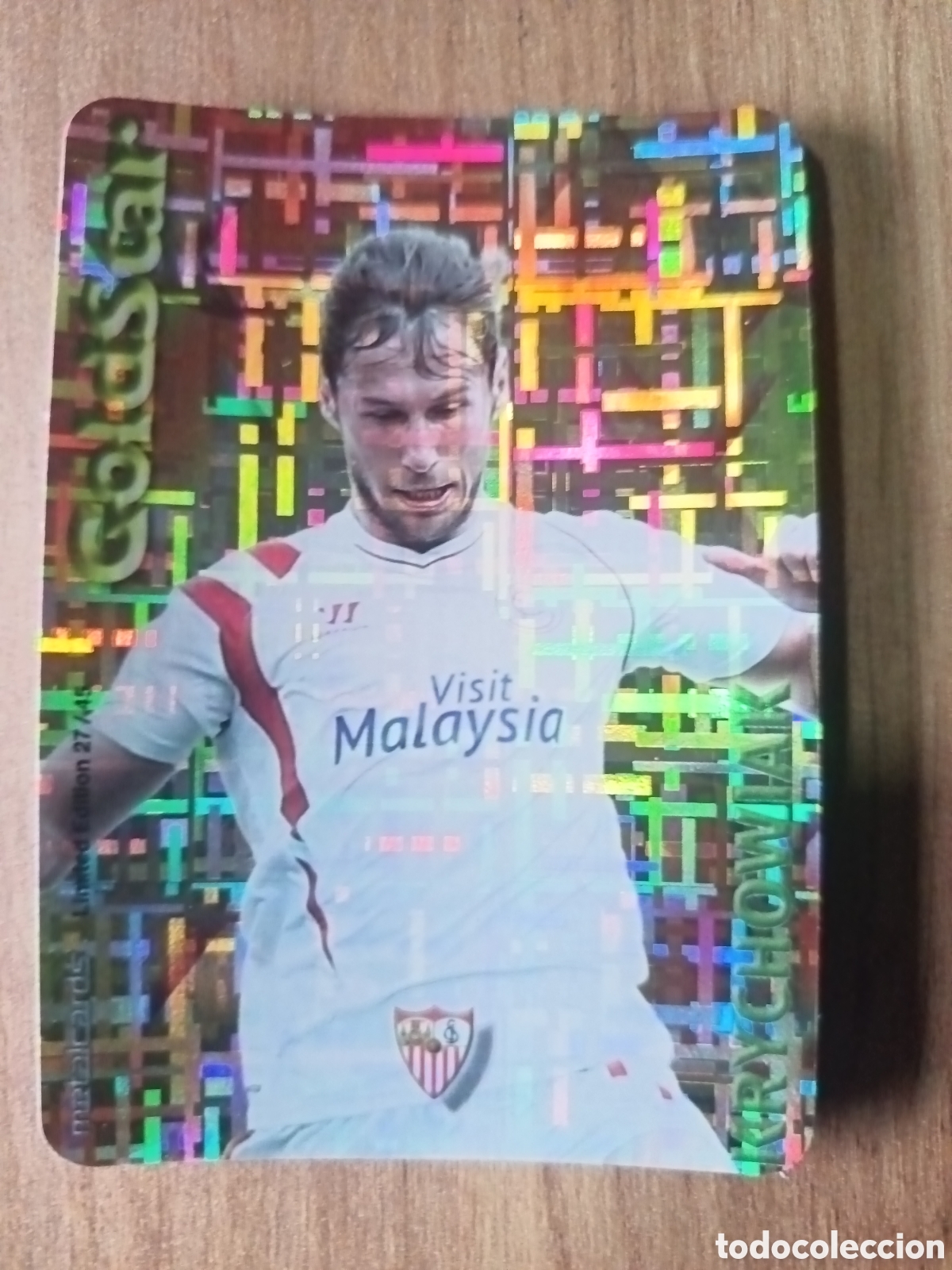 Cromos de f&uacute;tbol: Krychowiak GOLDSTAR Tetris MUNDICROMO LIGA 2014 2015