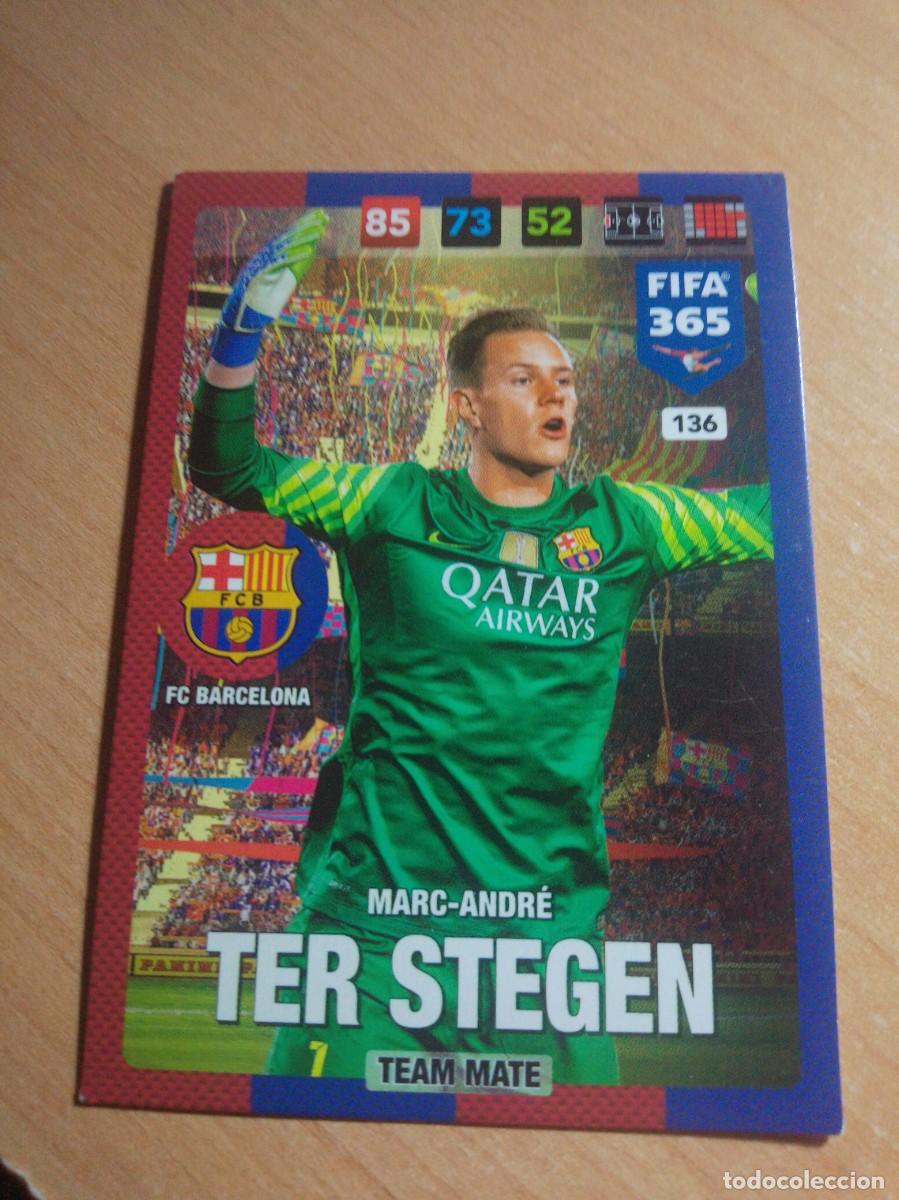 Cromos de f&uacute;tbol: 136 TER STEGEN BARCELONA 2016 2017 ADRENALYN 365 PANINI 16 17