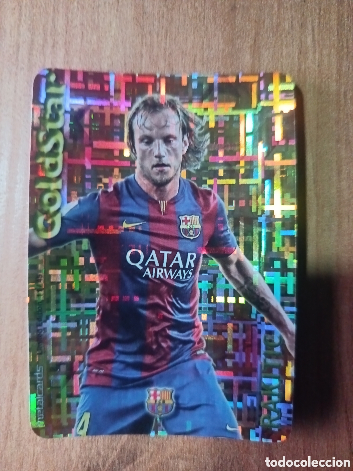 Cromos de f&uacute;tbol: Rakitic GOLDSTAR Tetris MUNDICROMO LIGA 2014 2015