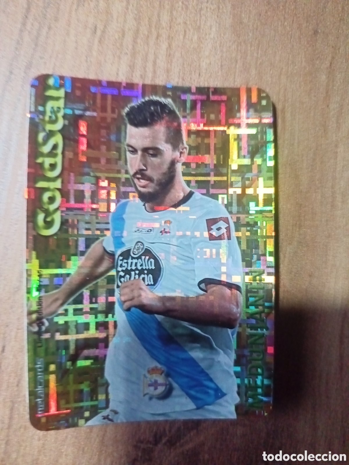 Cromos de f&uacute;tbol: Medunjanin GOLDSTAR Tetris MUNDICROMO LIGA 2014 2015