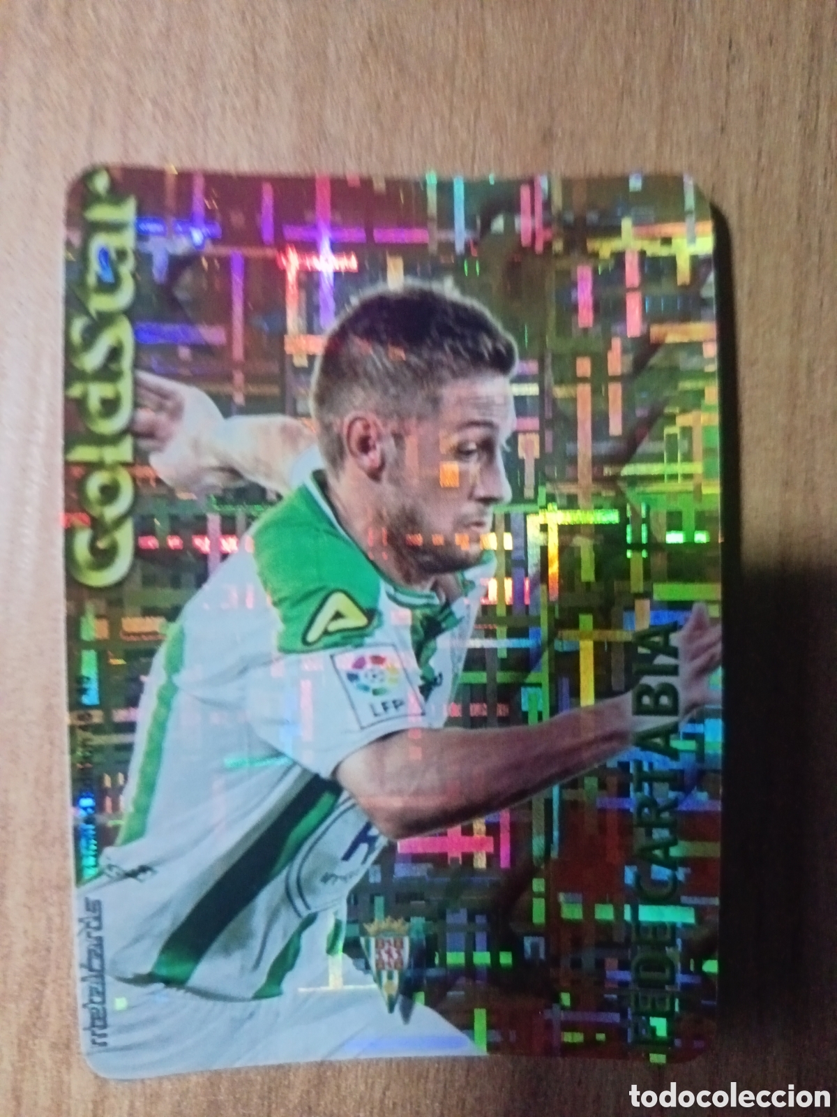 Cromos de f&uacute;tbol: Fede Cantabria GOLDSTAR Tetris MUNDICROMO LIGA 2014 2015