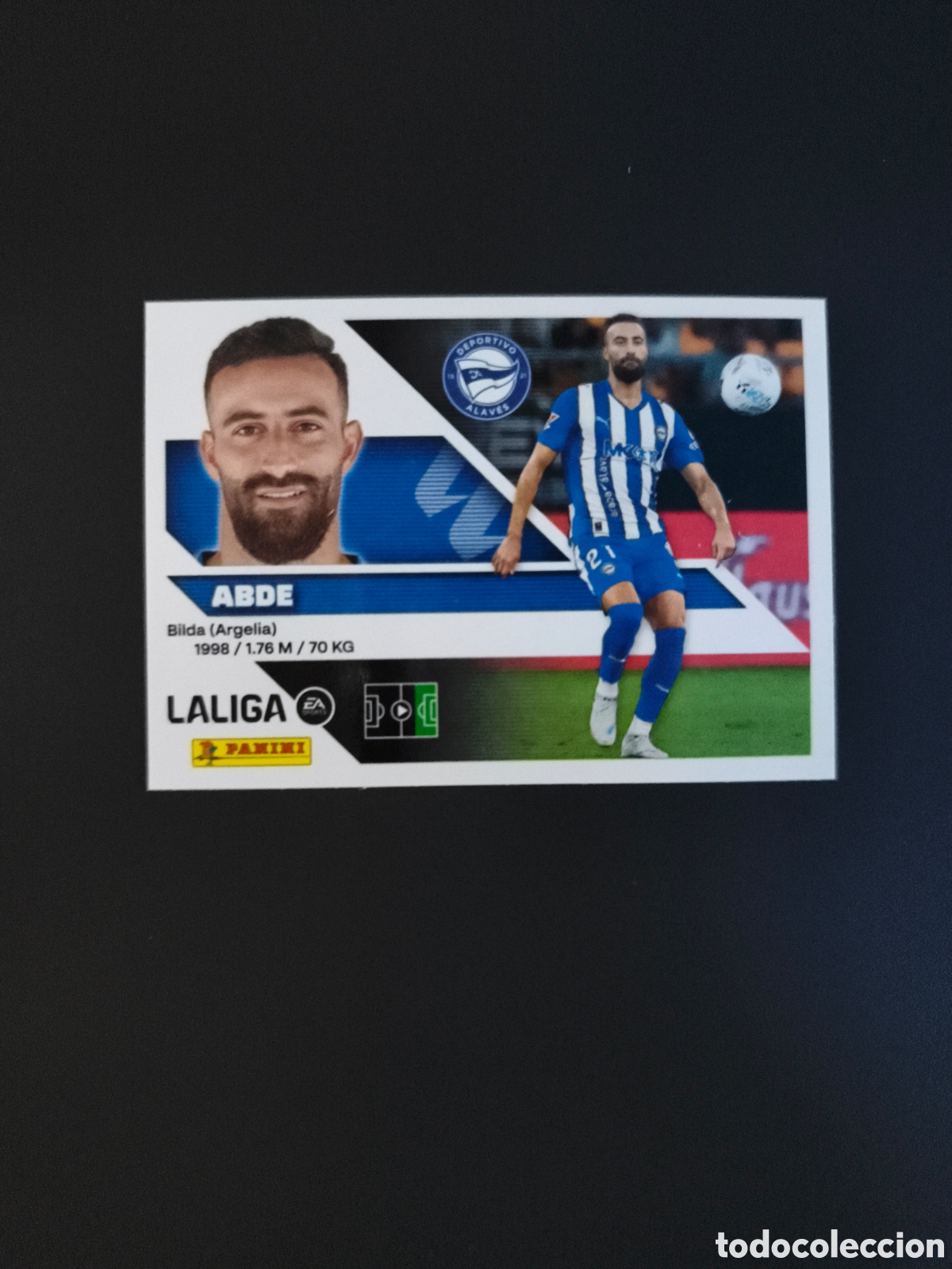 Cromos de f&uacute;tbol: CROMO N&Uacute;MERO 18A A DE ALAV&Eacute;S. LIGA ESTE 26/27. PANINI.