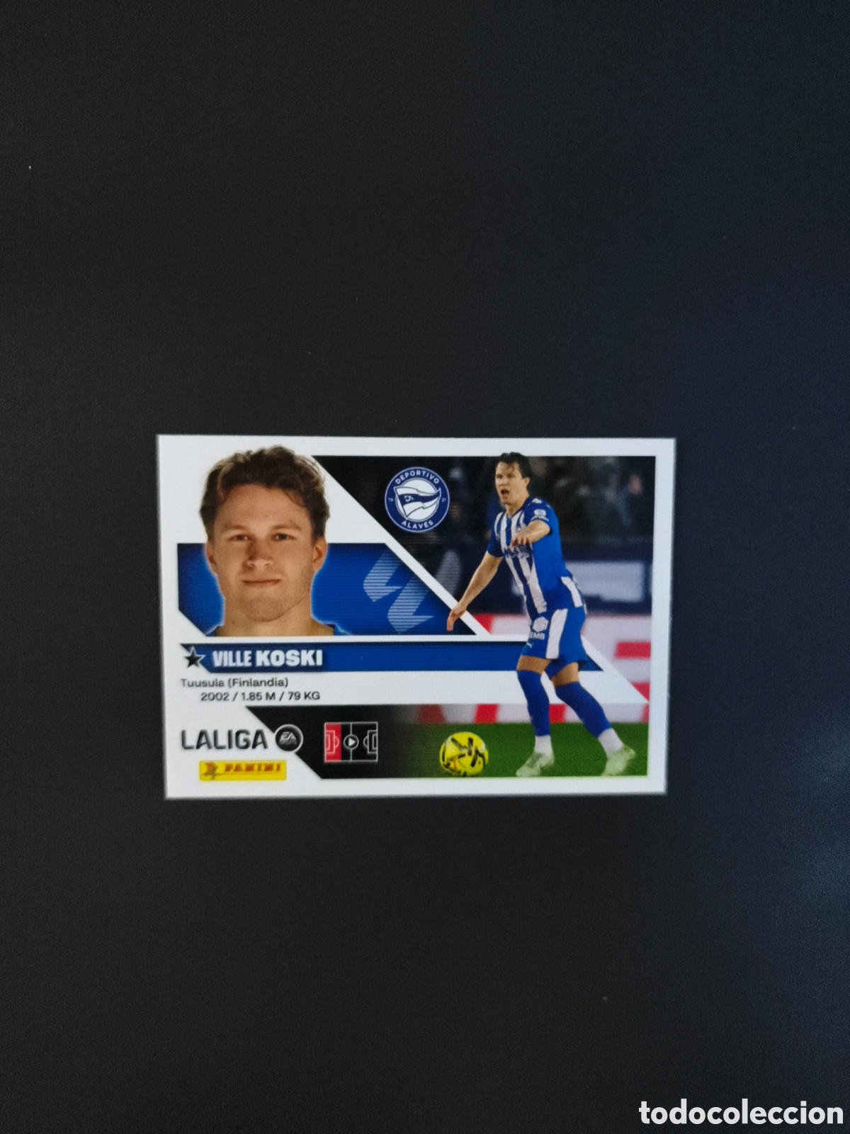 Cromos de f&uacute;tbol: CROMO N&Uacute;MERO 6 KOSKI ALAV&Eacute;S. LIGA ESTE 26/27. PANINI.