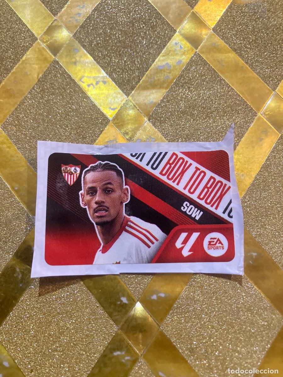 Cromos de f&uacute;tbol: CROMO DE FUTBOL SOW SEVILLA BOX TO BOX CHICLE LIGA 2026 2027 PANINI !