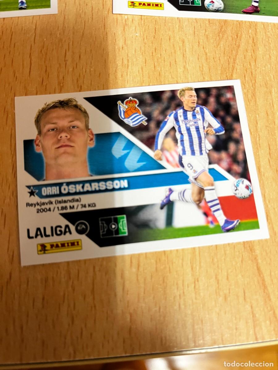 Cromos de f&uacute;tbol: LIGA ESTE 2026 2027 26 27 PANINI N&ordm; 19 OSKARSSON REAL SOCIEDAD