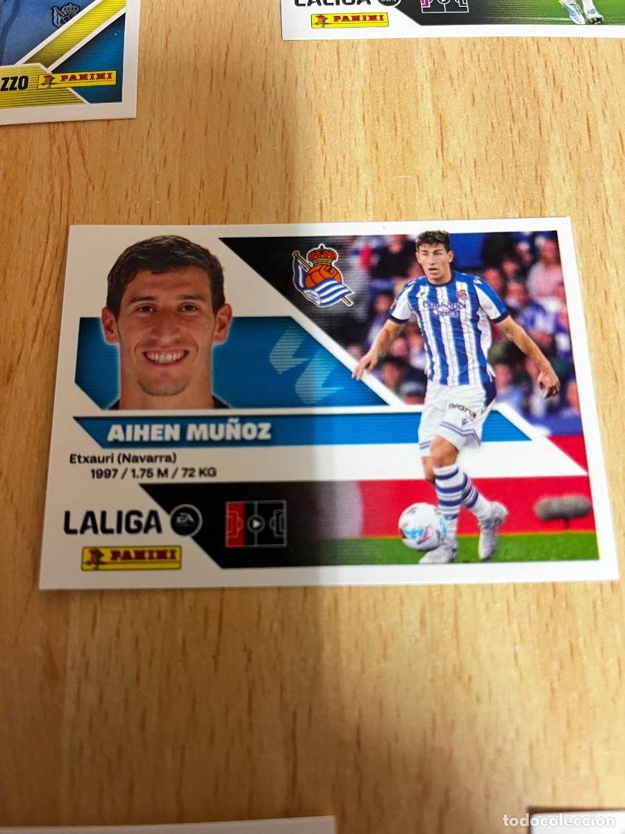 Cromos de f&uacute;tbol: LIGA ESTE 2026 2027 26 27 PANINI N&ordm; 9 AIHEN MU&Ntilde;OZ REAL SOCIEDAD