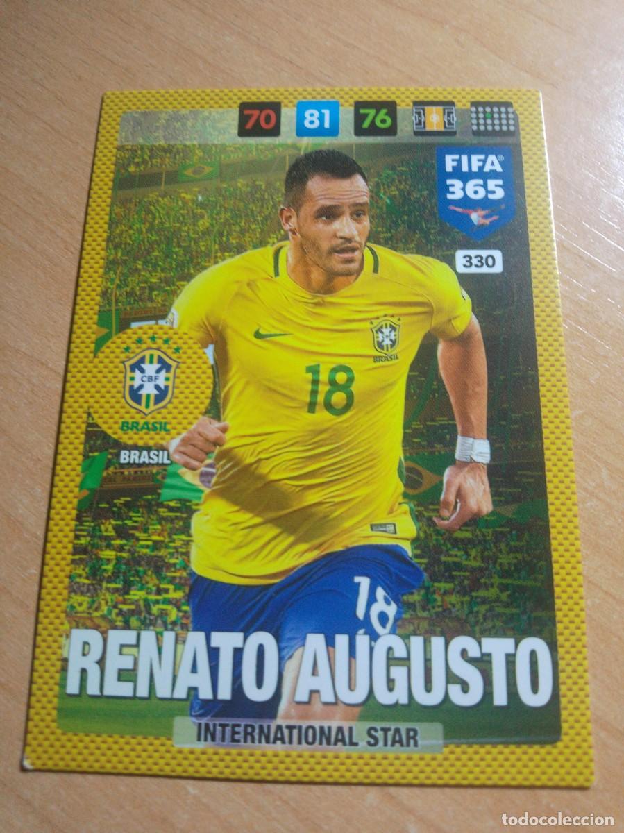 Cartes &agrave; collectionner de Football: 330 RENATO AUGUSTO BRASIL INTERNATIONAL STAR 2016 2017 ADRENALYN 365 PANINI 16 17