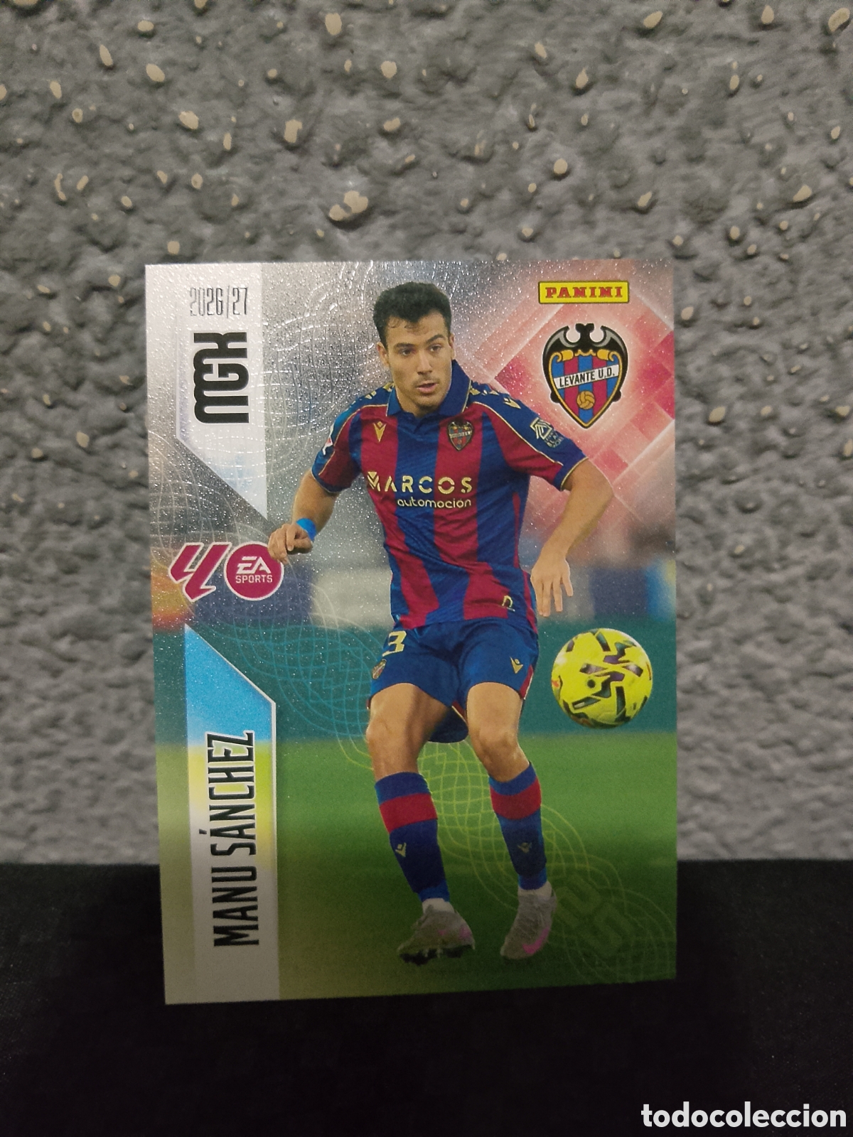 Cromos de f&uacute;tbol: Manu S&aacute;nchez 206 Levante megacracks 26/27 2026 2027