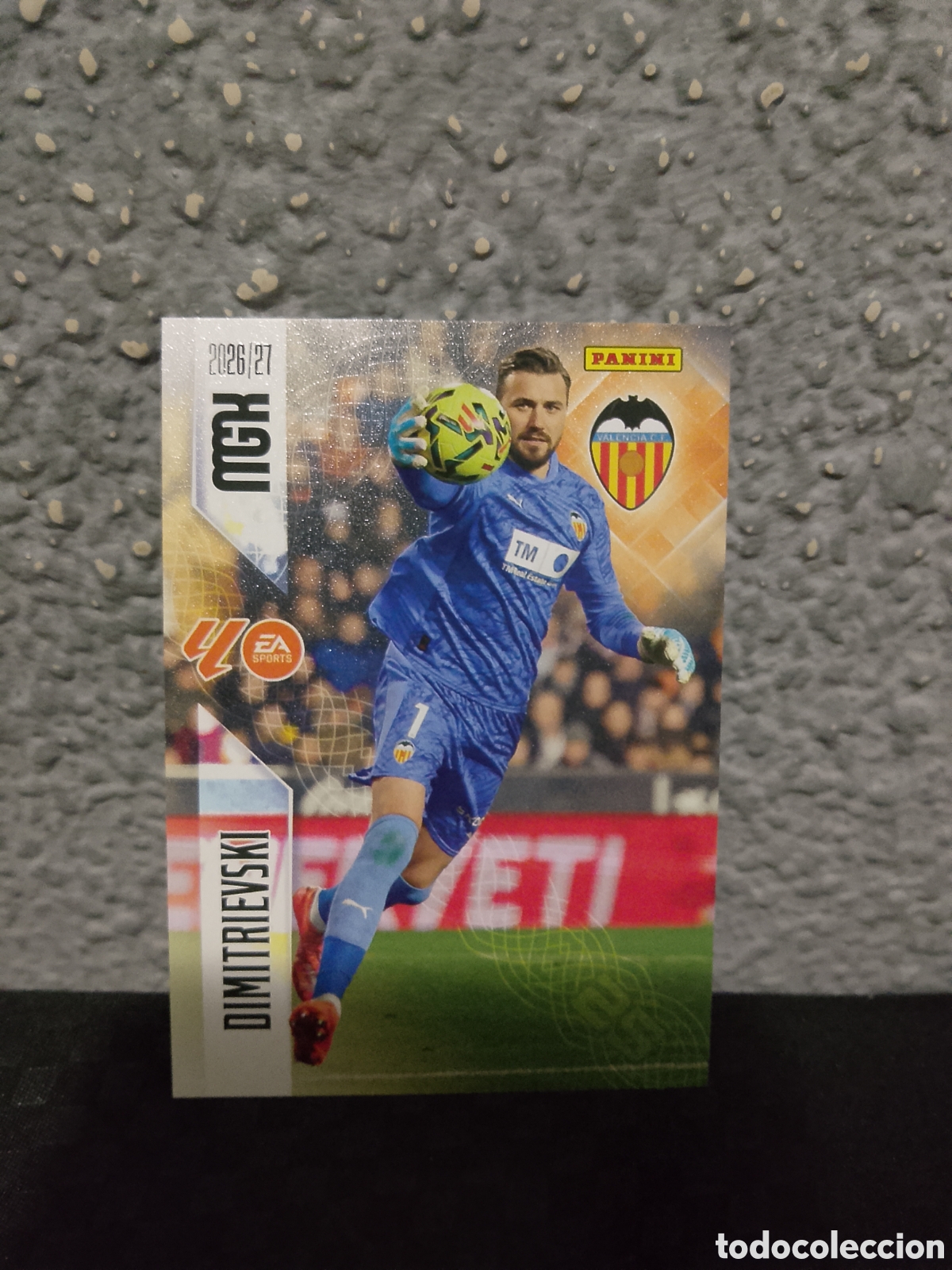 Cromos de f&uacute;tbol: Dimitrievski 344 Valencia megacracks 26/27 2026 2027