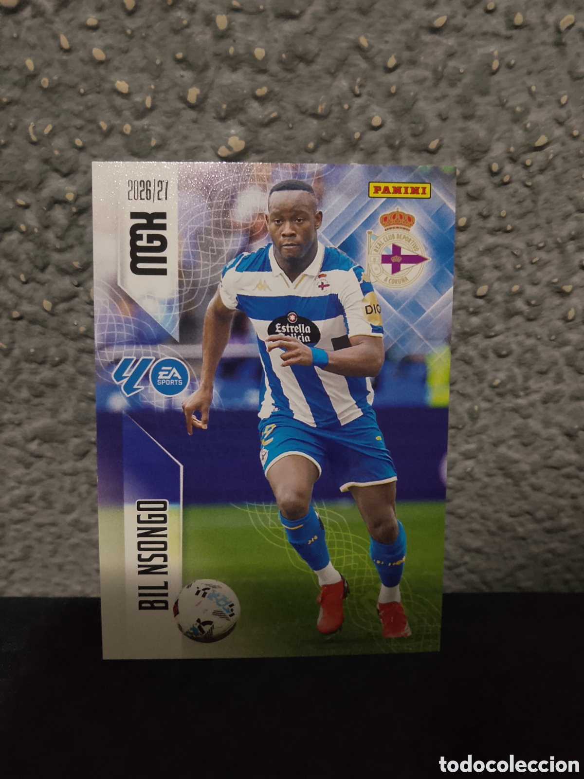 Cromos de f&uacute;tbol: Bil Nsongo 144 Deportivo De La Coru&ntilde;a megacracks 26/27 2026 2027