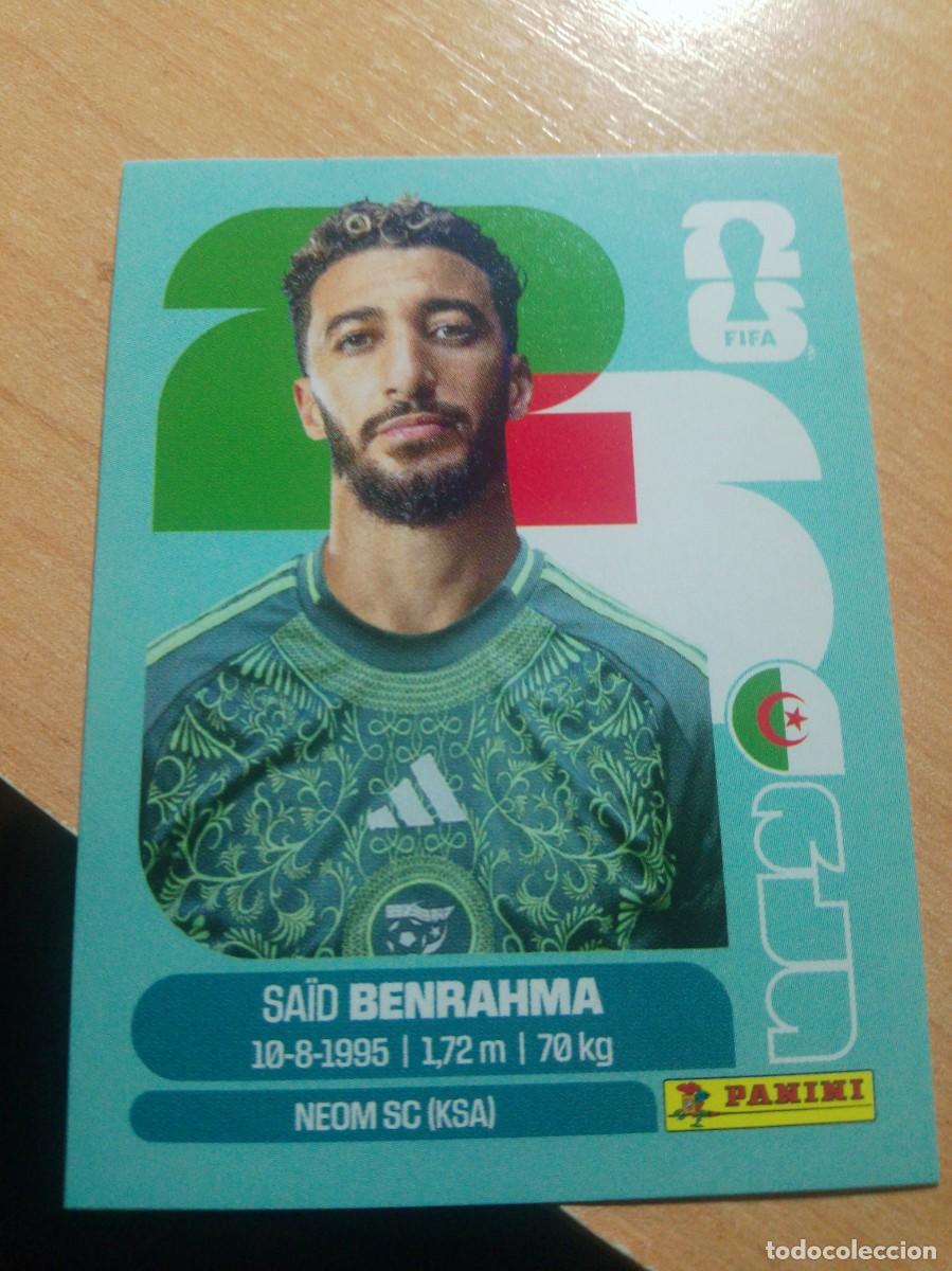 Cromos de f&uacute;tbol: BENRAHMA ARGELIA ALG 16 MUNDIAL FIFA WORLD CUP 2026 26 PANINI STICKERS NUEVO