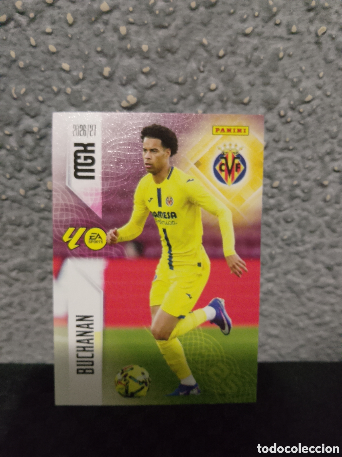 Cromos de f&uacute;tbol: Buchanan 374 Villarreal megacracks 26/27 2026 2027