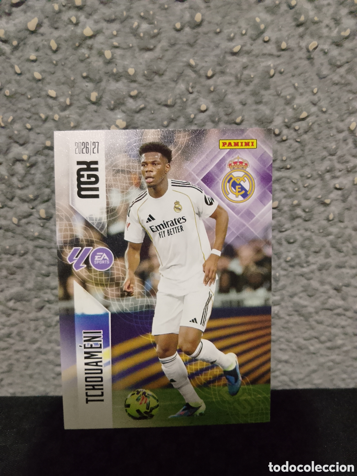 Cromos de f&uacute;tbol: Tchouam&eacute;ni 225 Real Madrid megacracks 26/27 2026 2027