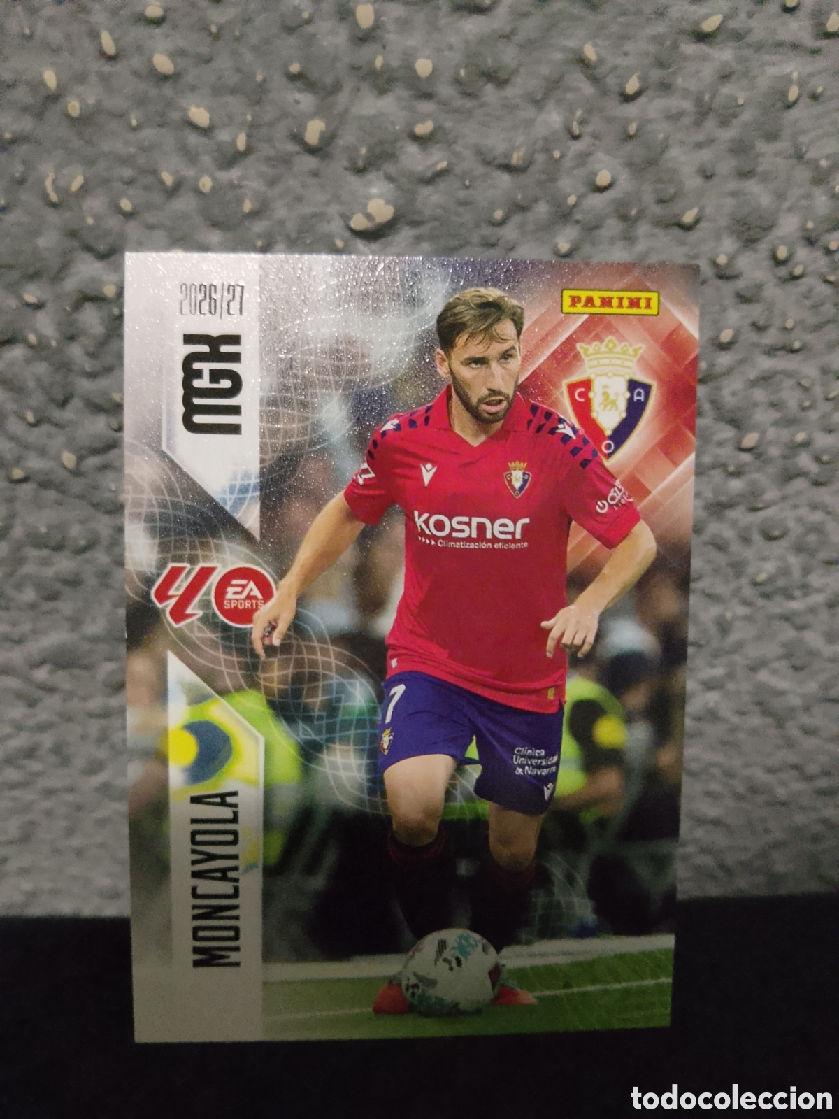 Cromos de f&uacute;tbol: Moncayola 263 Osasuna megacracks 26/27 2026 2027
