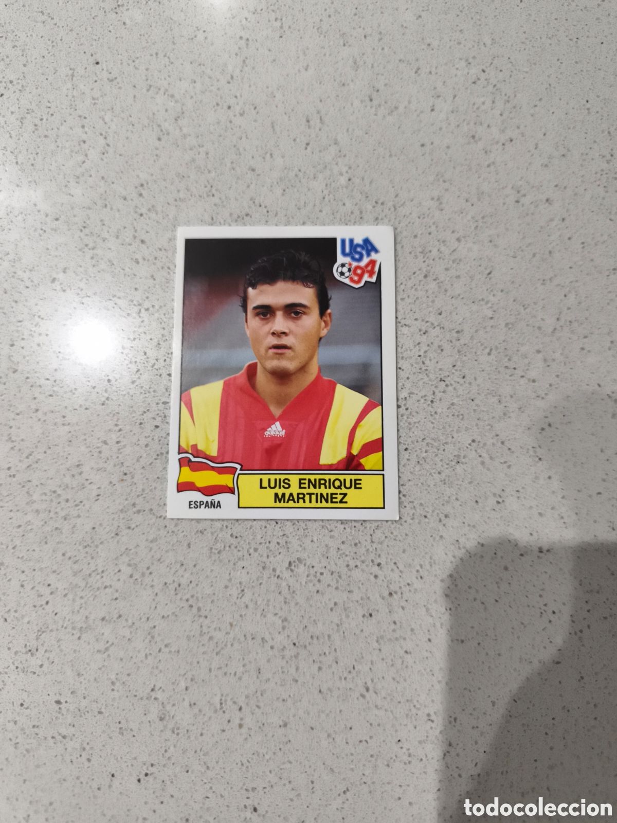 Cromos de f&uacute;tbol: CROMO ROOKIE N&Uacute;MERO 201 LUIS ENRIQUE ESPA&Ntilde;A. MUNDIAL 1994. PANINI.