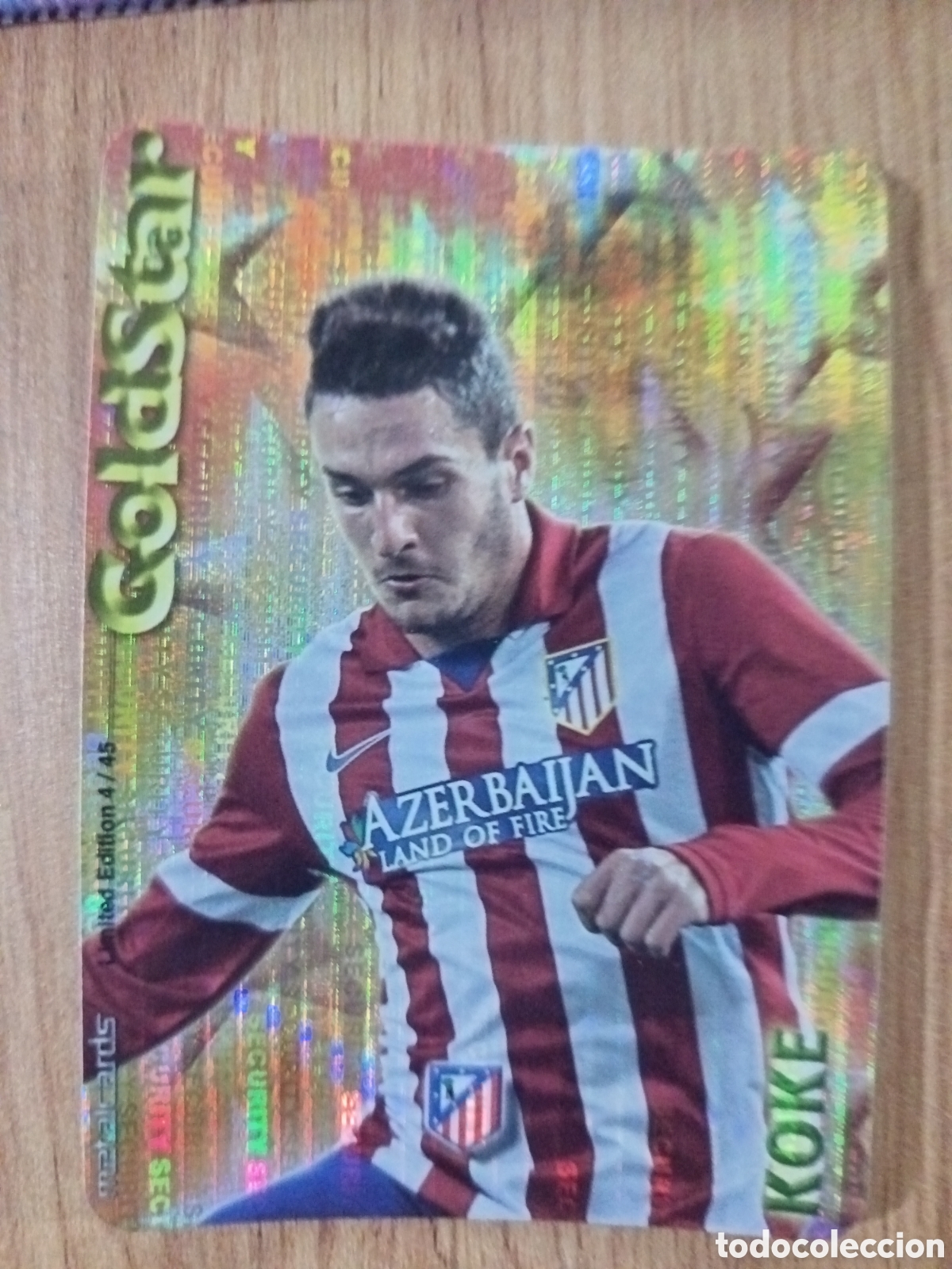 Cromos de f&uacute;tbol: Koke GOLDSTAR SECURITY MUNDICROMO LIGA 2014 2015
