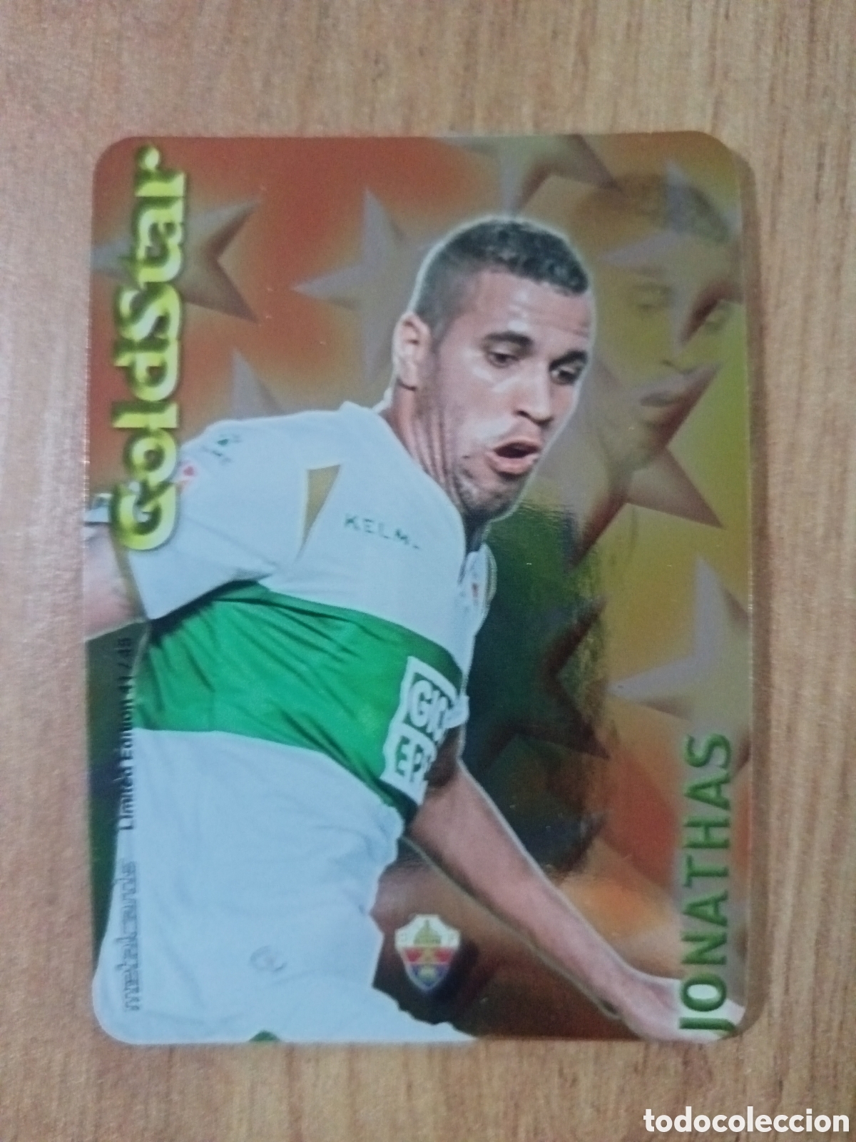 Cromos de f&uacute;tbol: Jonathas GOLDSTAR LISO MUNDICROMO LIGA 2014 2015