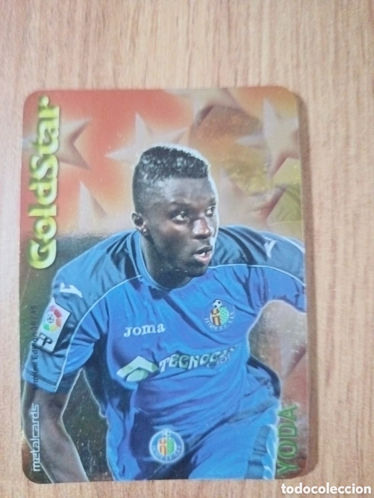 Cromos de f&uacute;tbol: Yoda GOLDSTAR SECURITY MUNDICROMO LIGA 2014 2015