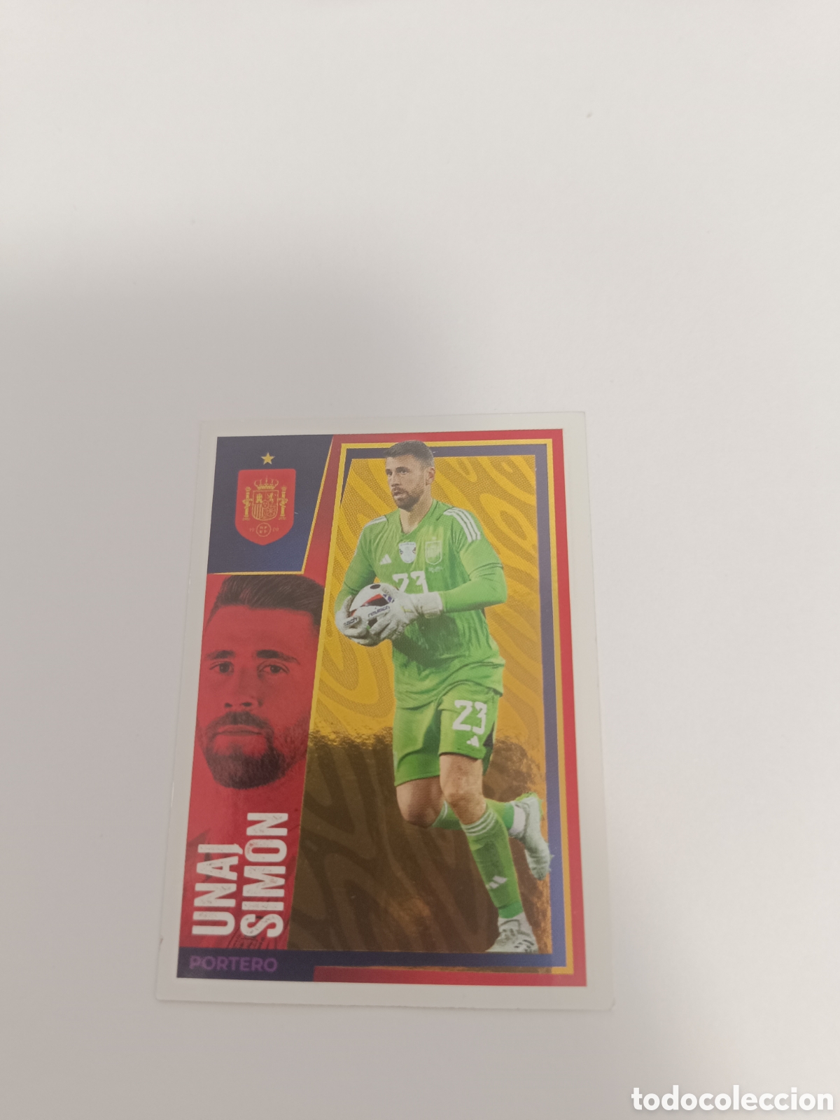 Cromos de f&uacute;tbol: Vamos selecci&oacute;n euro 2024 carrefour 6 Unai Simon