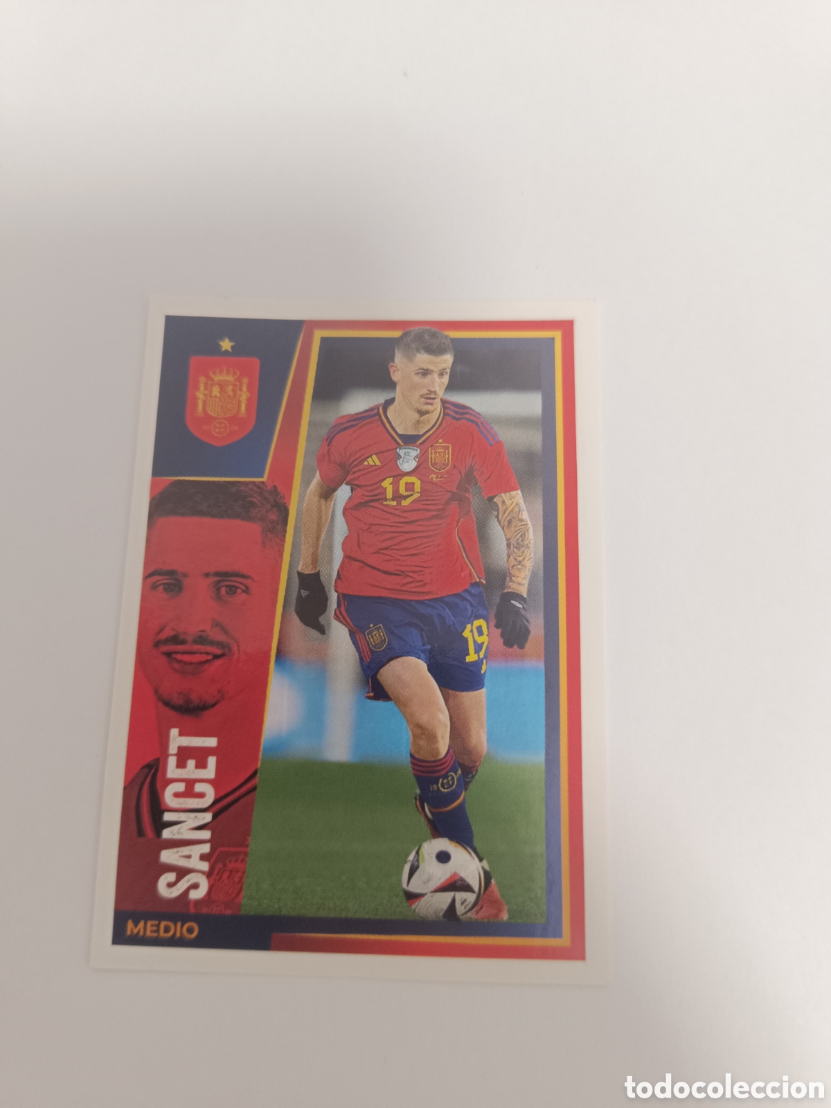 Cromos de f&uacute;tbol: Vamos selecci&oacute;n euro 2024 carrefour 26 sancet